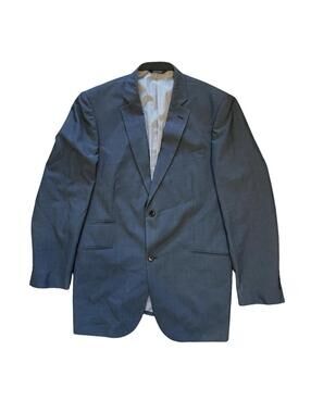 COOGI Luxe Blazer Men's Regular Gray Wool Blend Sport Jacket Size 42L